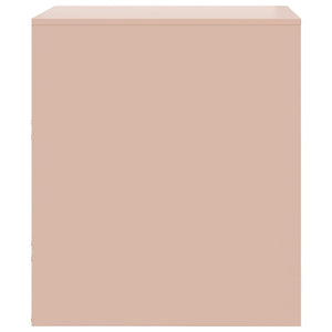 Comodini 2 pz Rosa 34,5x39x44 cm in Acciaio 841622