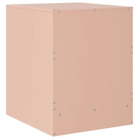 Comodini 2 pz Rosa 34,5x39x44 cm in Acciaio 841622