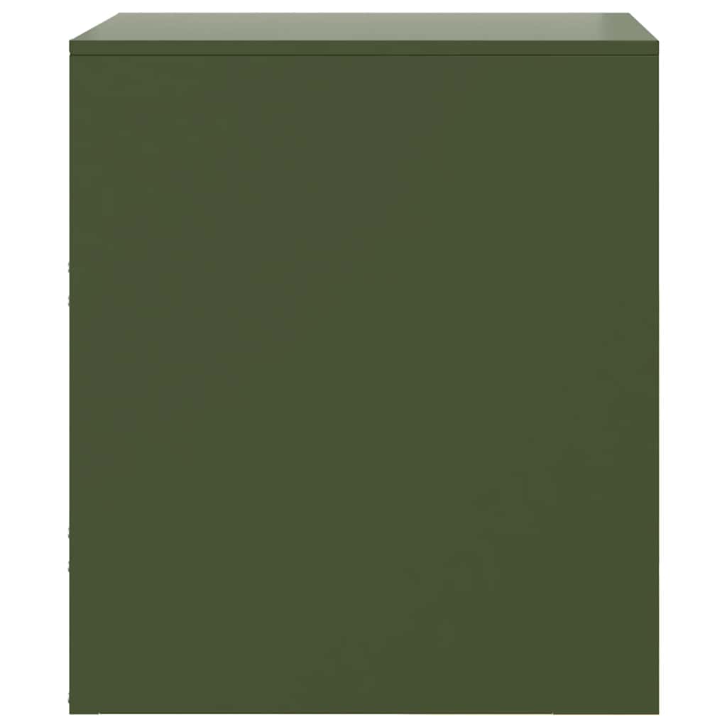 Comodini 2 pz Verde34,5x39x44 cm in Acciaio 841628