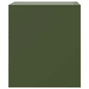 Comodini 2 pz Verde34,5x39x44 cm in Acciaio 841628