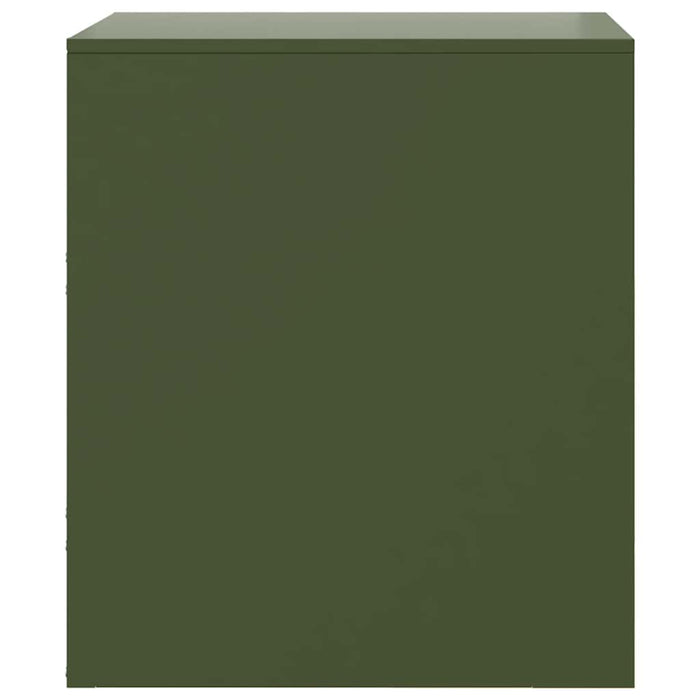 Comodini 2 pz Verde34,5x39x44 cm in Acciaio 841628