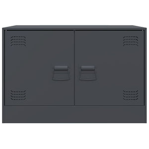 Mobile TV Antracite 67x39x44 cm in Acciaio