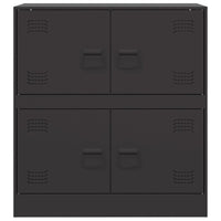 Credenza Nera 67x39x73 cm in Acciaio 841649