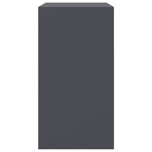 Credenza-Buffet-Armadio da cucina Antracite 67x39x73 cm in Acciaio