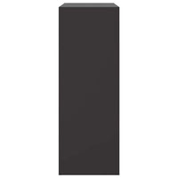 Credenza Nera 67x39x107 cm in Acciaio 841655