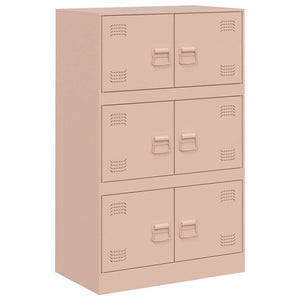 Credenza Rosa 67x39x107 cm in Acciaio 841656