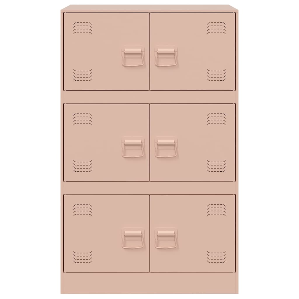 Credenza Rosa 67x39x107 cm in Acciaio 841656