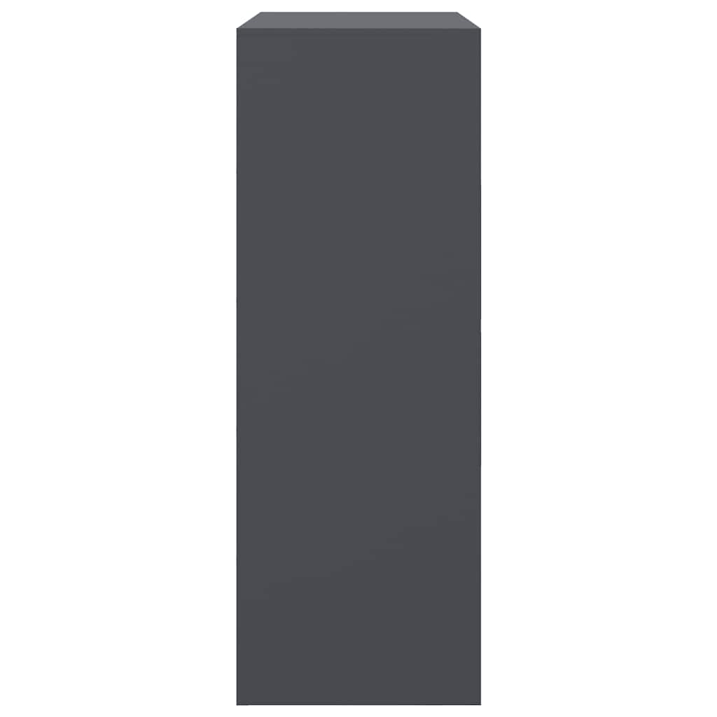 Credenza Antracite 67x39x107 cm in Acciaio 841657