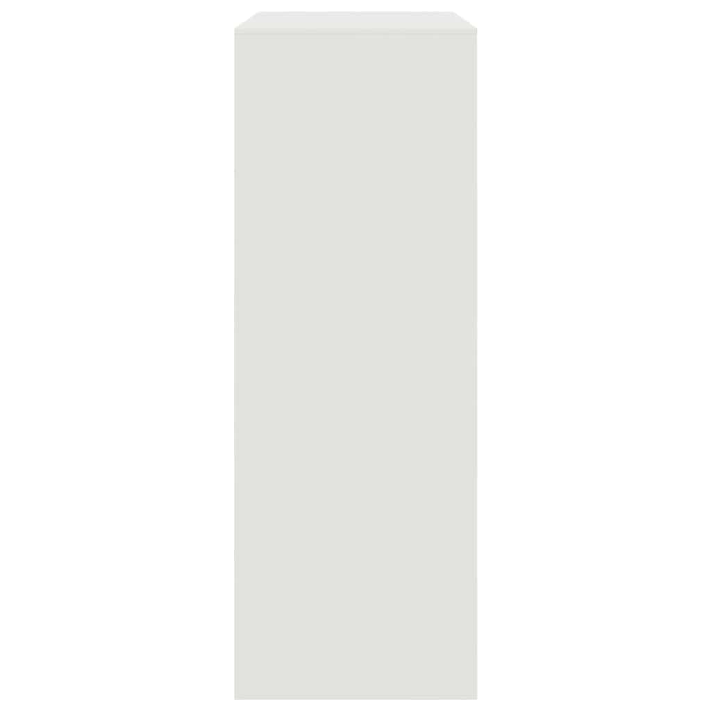 Credenza Bianca 67x39x107 cm in Acciaio 841660