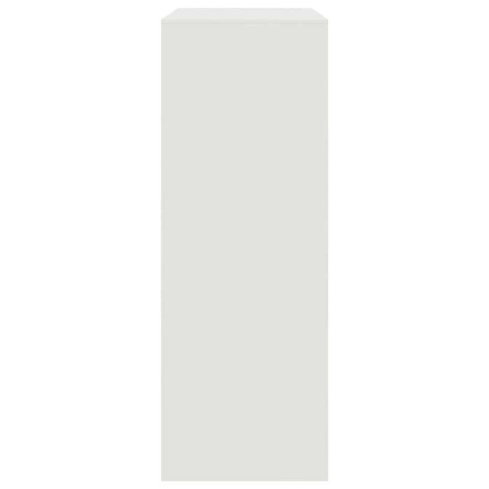 Credenza Bianca 67x39x107 cm in Acciaio 841660