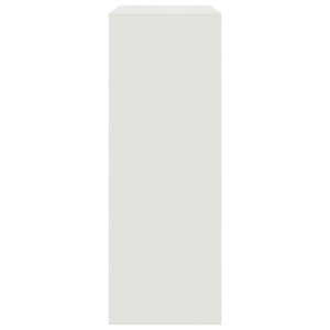 Credenza-Buffet-Armadio da cucina Bianca 67x39x107 cm in Acciaio 678490