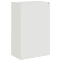 Credenza-Buffet-Armadio da cucina Bianca 67x39x107 cm in Acciaio 678490