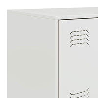 Credenza Bianca 67x39x107 cm in Acciaio 841660