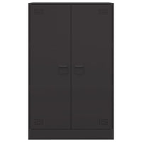 Credenza Nera 67x39x107 cm in Acciaio 841661