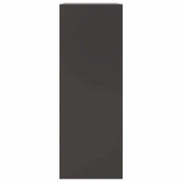 Credenza Nera 67x39x107 cm in Acciaio 841661