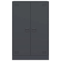 Credenza Antracite 67x39x107 cm in Acciaio 841663