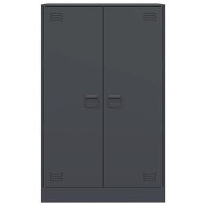 Credenza Antracite 67x39x107 cm in Acciaio 841663