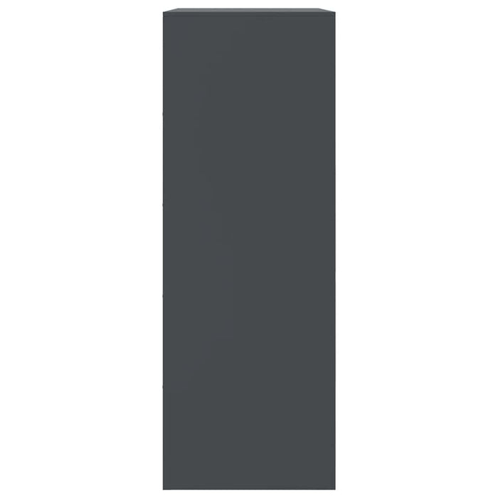 Credenza-Buffet-Armadio da cucina Antracite 67x39x107 cm in Acciaio 912364