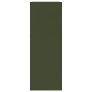 Credenza Verde Oliva 67x39x107 cm in Acciaio 841665