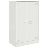 Credenza Bianca 67x39x107 cm in Acciaio 841666