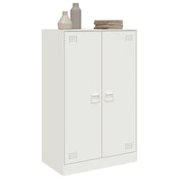 Credenza Bianca 67x39x107 cm in Acciaio 841666