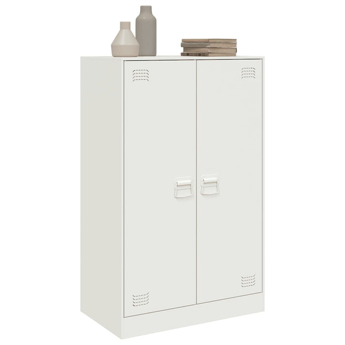 Credenza Bianca 67x39x107 cm in Acciaio 841666