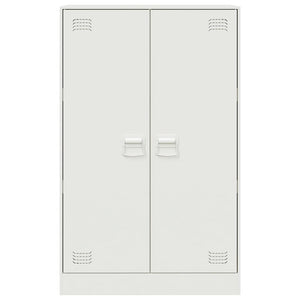 Credenza Bianca 67x39x107 cm in Acciaio 841666