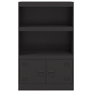Credenza Nera 67x39x107 cm in Acciaio 841667
