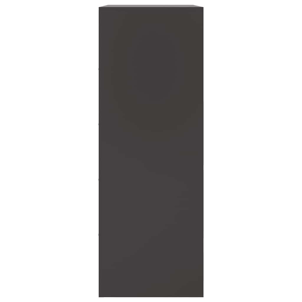 Credenza Nera 67x39x107 cm in Acciaio 841667