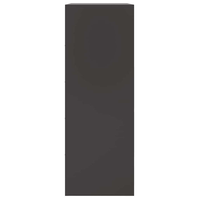 Credenza Nera 67x39x107 cm in Acciaio 841667