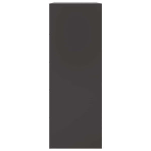 Credenza-Buffet-Armadio da cucina Nera 67x39x107 cm in Acciaio 169042