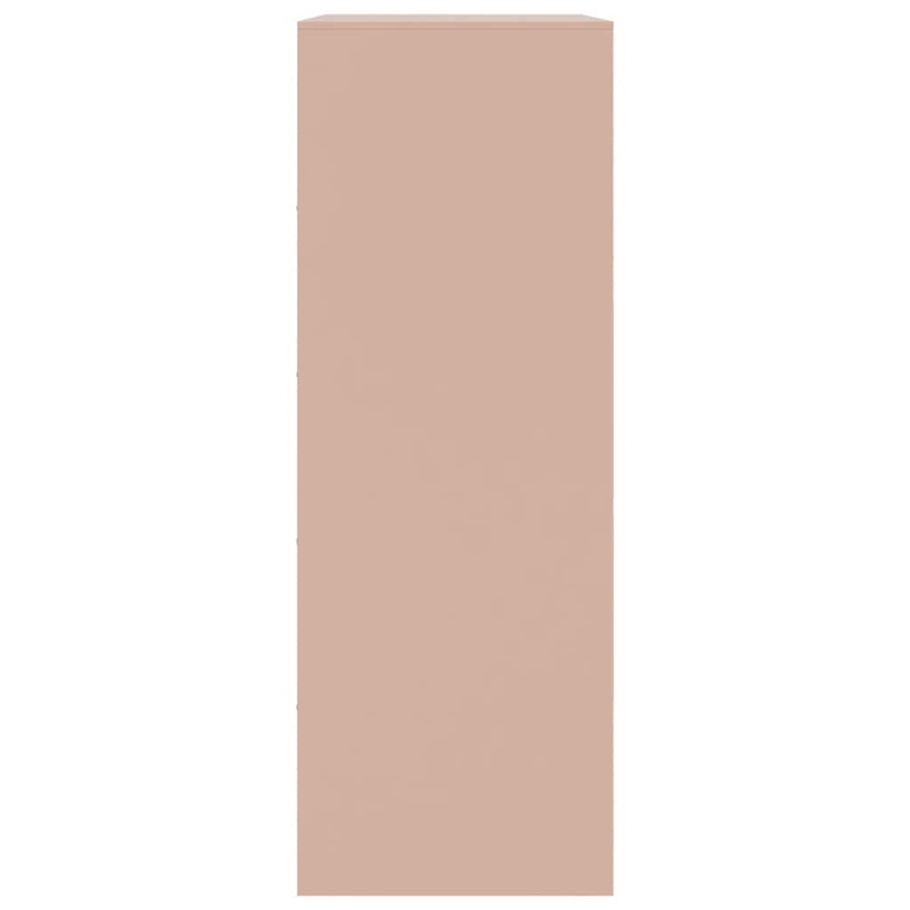 Credenza Rosa 67x39x107 cm in Acciaio 841668