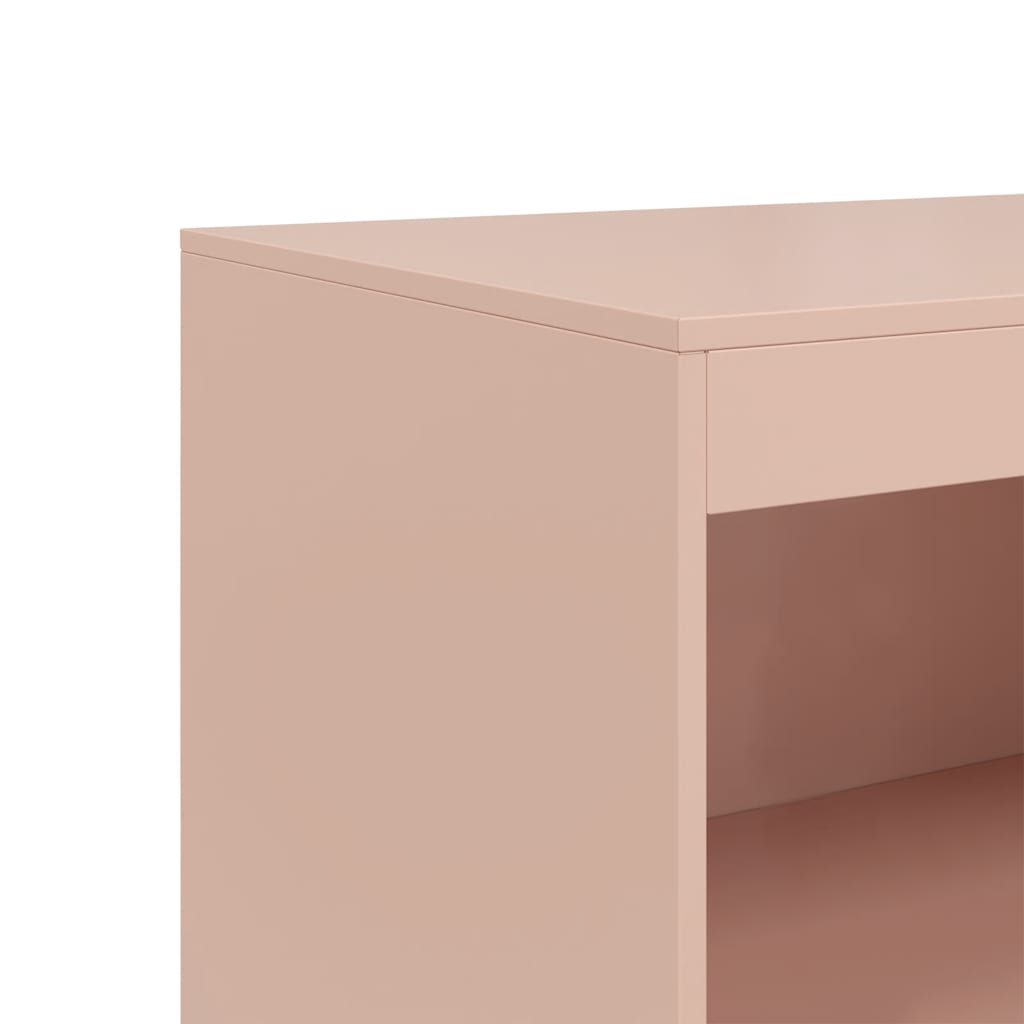 Credenza Rosa 67x39x107 cm in Acciaio 841668