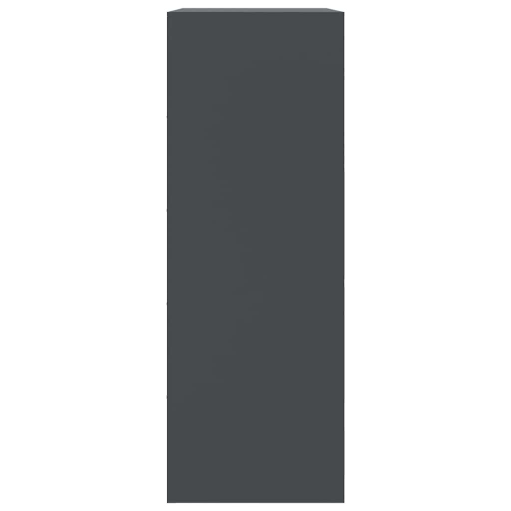 Credenza Antracite 67x39x107 cm in Acciaio 841669