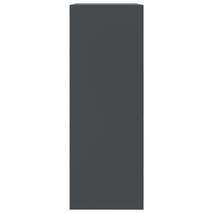 Credenza-Buffet-Armadio da cucina Antracite 67x39x107 cm in Acciaio 425247