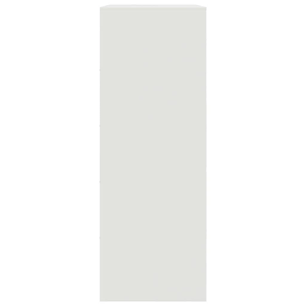 Credenza Bianca 67x39x107 cm in Acciaio 841672