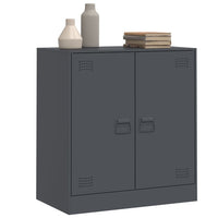 Credenza Antracite 67x39x73 cm in Acciaio 841675