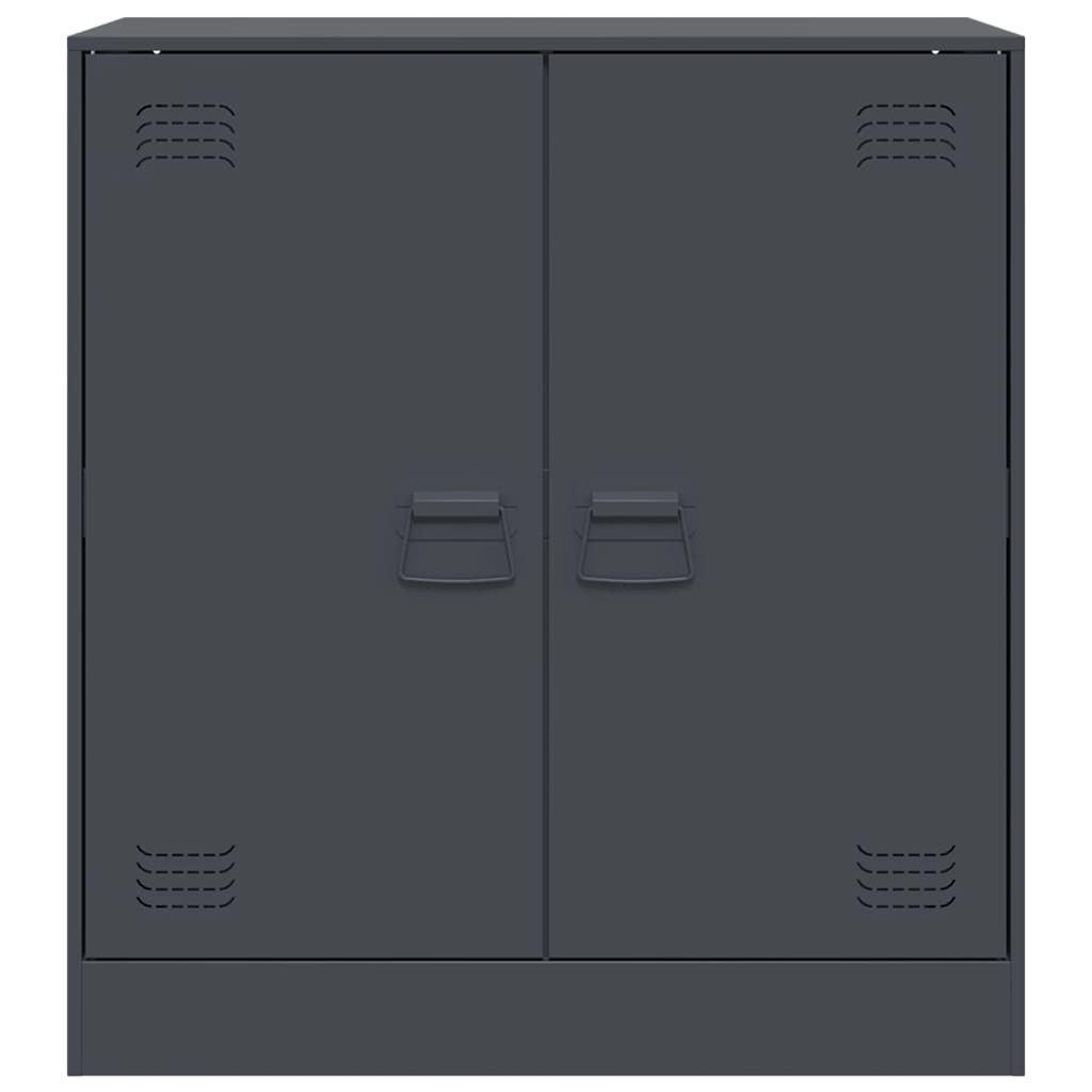 Credenza Antracite 67x39x73 cm in Acciaio 841675