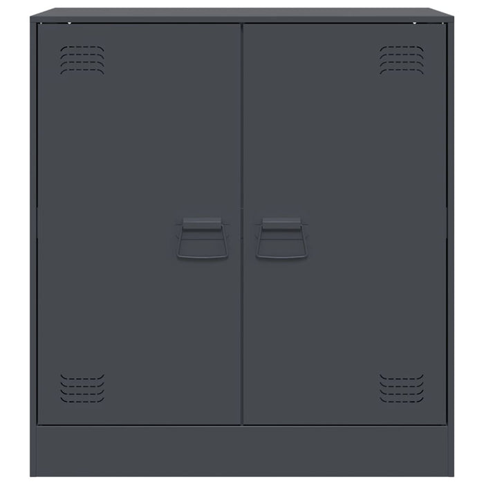 Credenza Antracite 67x39x73 cm in Acciaio 841675