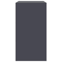 Credenza Antracite 67x39x73 cm in Acciaio 841675