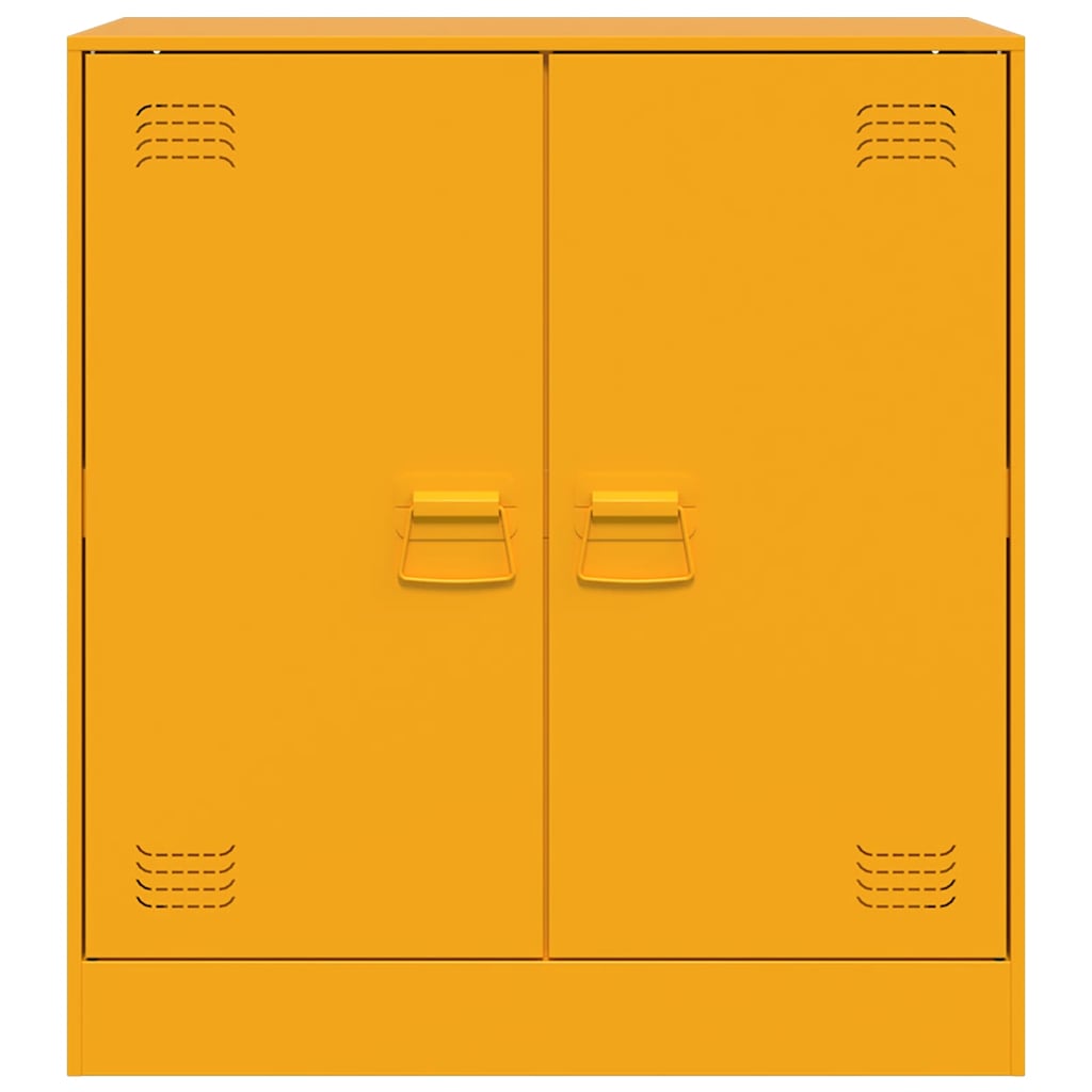 Credenza Giallo Senape 67x39x73 cm in Acciaio 841676