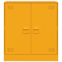 Credenza Giallo Senape 67x39x73 cm in Acciaio 841676