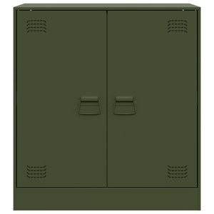 Credenza Verde Oliva 67x39x73 cm in Acciaio 841677
