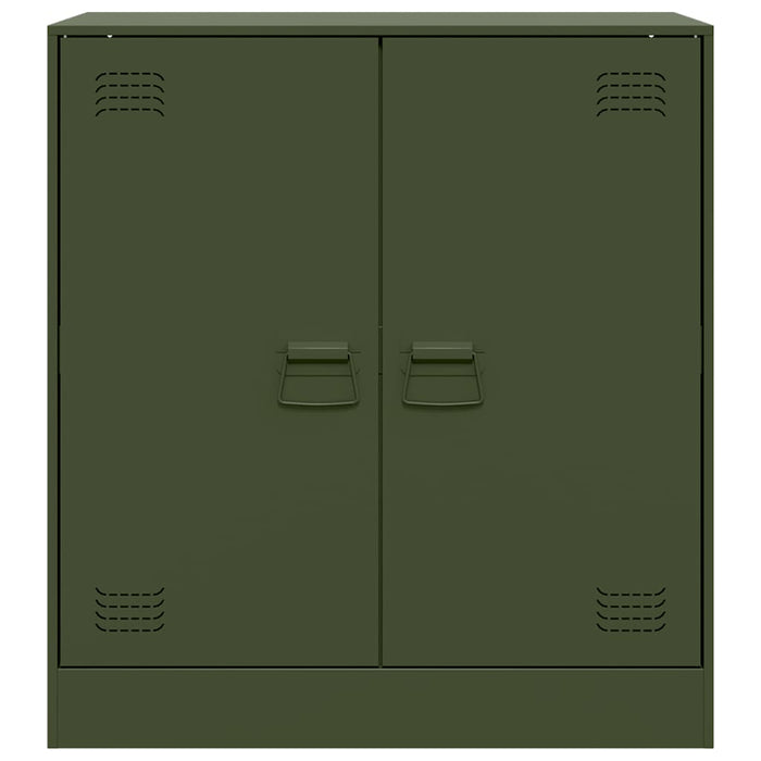 Credenza Verde Oliva 67x39x73 cm in Acciaio 841677