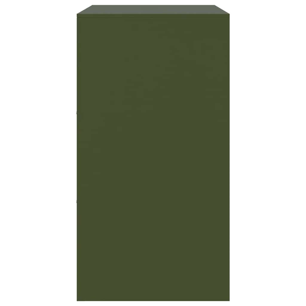 Credenza Verde Oliva 67x39x73 cm in Acciaio 841677