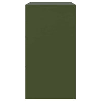 Credenza Verde Oliva 67x39x73 cm in Acciaio 841677
