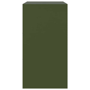 Credenza Verde Oliva 67x39x73 cm in Acciaio 841677