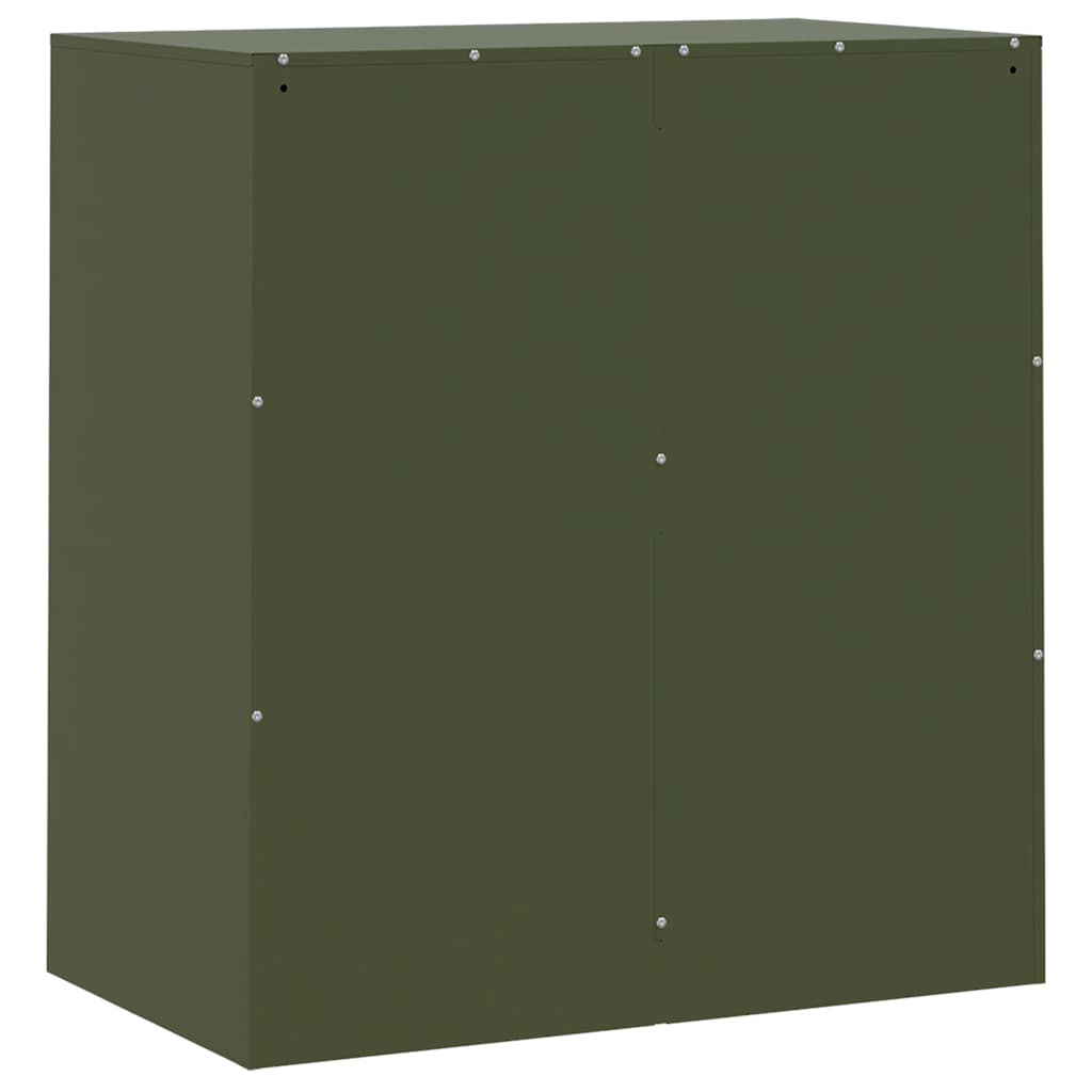 Credenza Verde Oliva 67x39x73 cm in Acciaio 841677