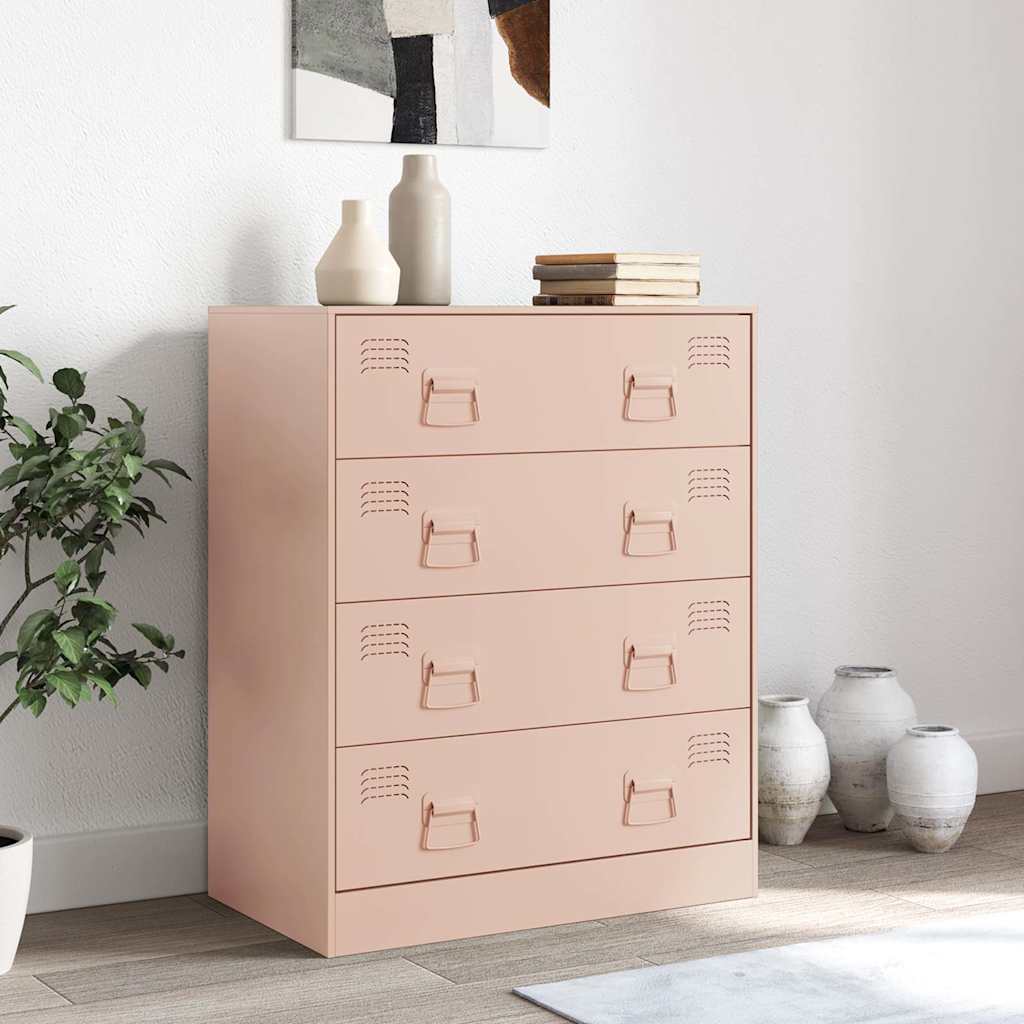 Credenza Rosa 67x39x83 cm in Acciaio 841680