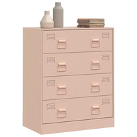 Credenza Rosa 67x39x83 cm in Acciaio 841680